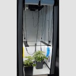 Basic grow setup for two plants 80x80x180 cm