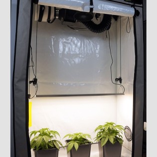 Základní pěstební sestava pro tři rostliny 120x60x180 cm