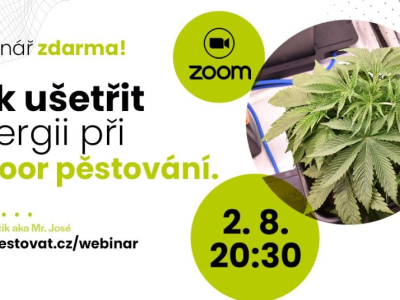 Webinář zdarma: Jak ušetřit energii při indoor pěstování