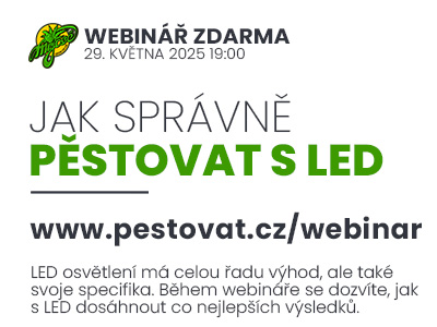 Webinář zdarma: Jak správně pěstovat s LED