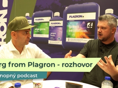 KP 64: O výživě konopí a pěstování pod LED s Jorgem z firmy Plagron
